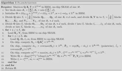 Flash Attention Algorithm